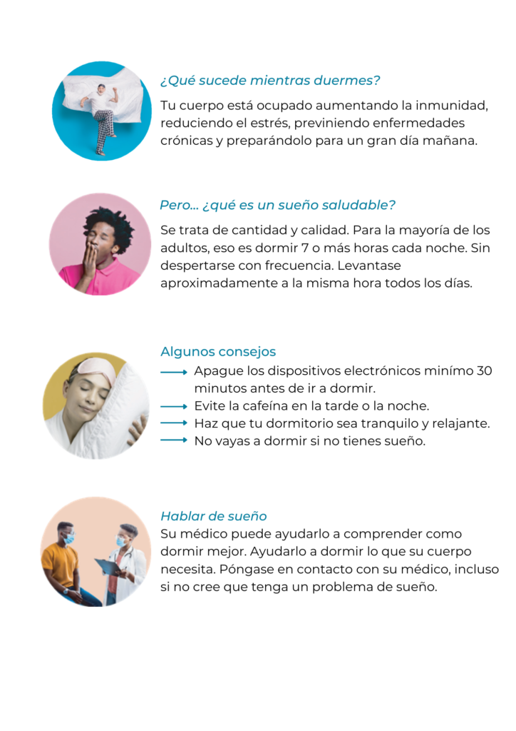 Beneficios de una sueño saludable